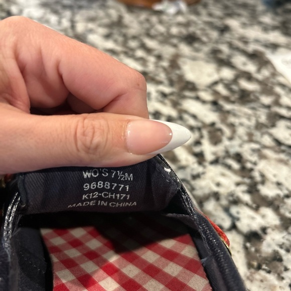 Sperry Women’s ' Navy  Anchor Boat Shoes - Picture 3 of 4